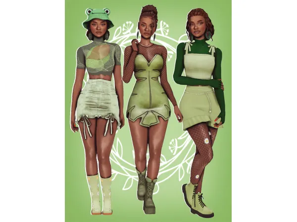 Maxis Match Tiana sim overview list folder by Ladybugtrait - The Sims 4 Custom Content
