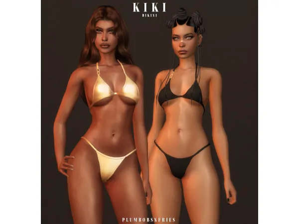 Alpha KIKI bikini - The Sims 4 Custom Content