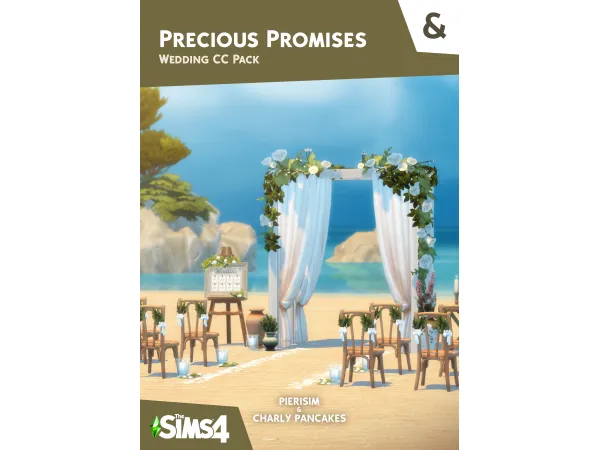 Maxis Match precious promises collab with pierisim download by Charly Pancakes - The Sims 4 Custom Content