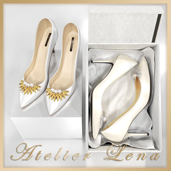 Alpha [Atelier Lena] Stella Heels Set by simsfinds - The Sims 4 Custom Content