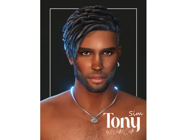 Mix Tony Silver (Sim) by Wistful Castle - The Sims 4 Custom Content