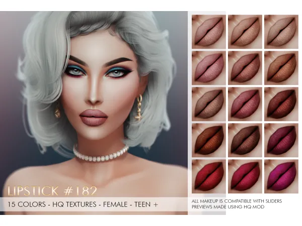 Alpha LOUISA MAKEUP SET - The Sims 4 Custom Content