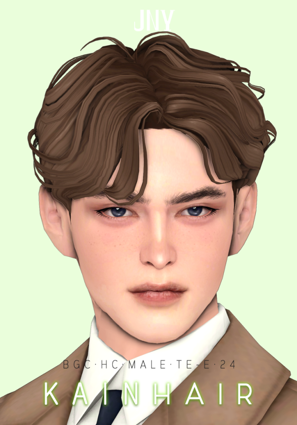 Maxis Match KAIN HAIR by simsfinds - The Sims 4 Custom Content