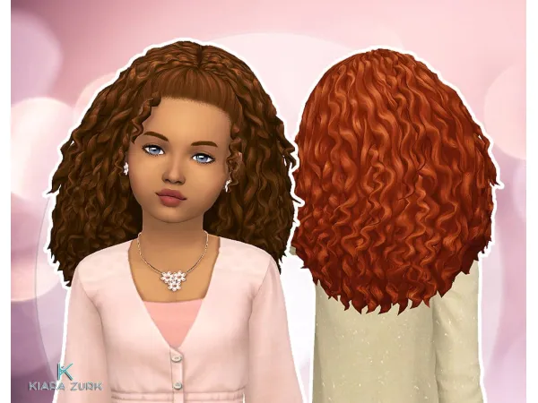 Maxis Match Lydia Curls for Girls by MyStuff Origin - The Sims 4 Custom Content