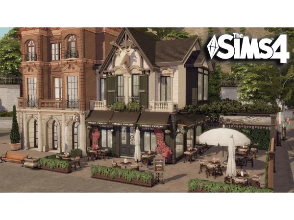 Maxis Match Windenburg square by Bojana Sims - The Sims 4 Custom Content