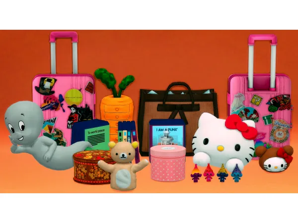 Mix CLUTTER Princess (11 ITEMS) by Jennifer Jennisims - The Sims 4 Custom Content