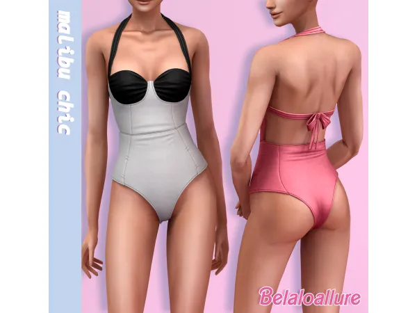 Alpha Malibu Chic by Belaloallure - The Sims 4 Custom Content