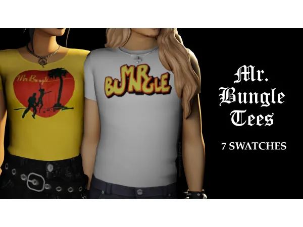 Mix mr bungle tees by mellosakicc - The Sims 4 Custom Content