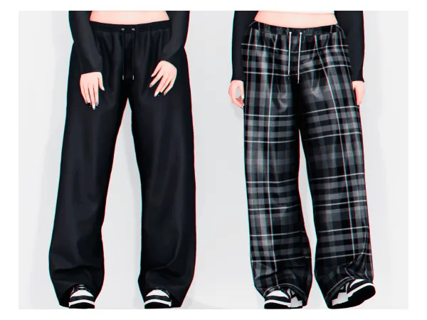 Alpha Bubble Pants - The Sims 4 Custom Content