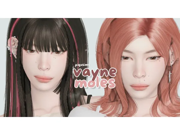 Mix vayne moles a tiny mole set - The Sims 4 Custom Content