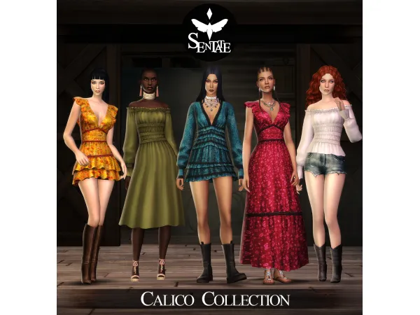 Maxis Match Calico Collection by Sentate - The Sims 4 Custom Content