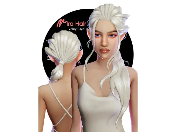 Maxis Match Mira Hair by Valley Tulya - The Sims 4 Custom Content