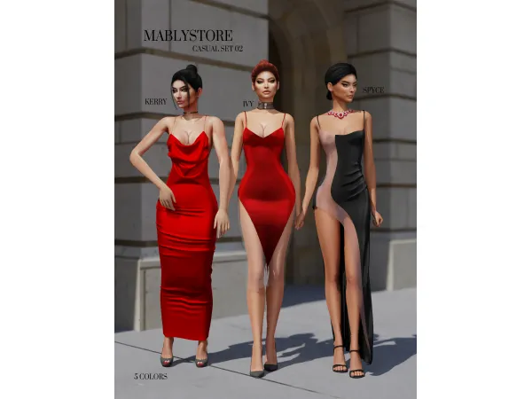 Alpha CASUAL SET by Mably Store - The Sims 4 Custom Content