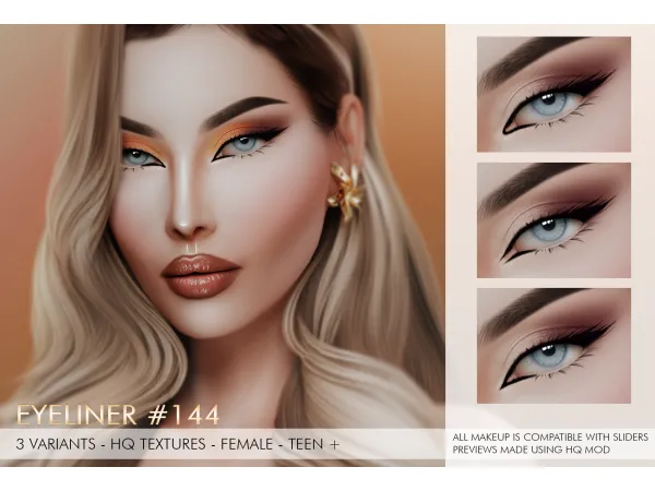 Alpha NIKOLETA MAKEUP SET by Jul_Haos - The Sims 4 Custom Content