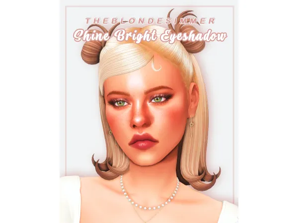 Maxis Match Shine Bright Eyeshadow by TheBlondeSimmer - The Sims 4 Custom Content