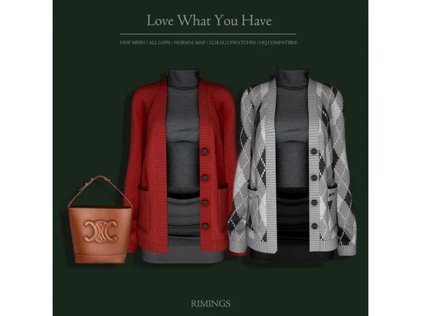 Alpha [RIMINGS] Love What You Have by RIMINGS - The Sims 4 Custom Content