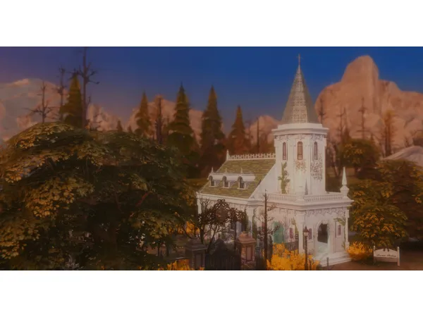 Maxis Match Old Church - The Sims 4 Custom Content