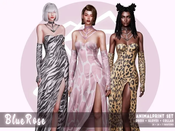 Animal Print Outfit Brsims - The Sims 4 Custom Content