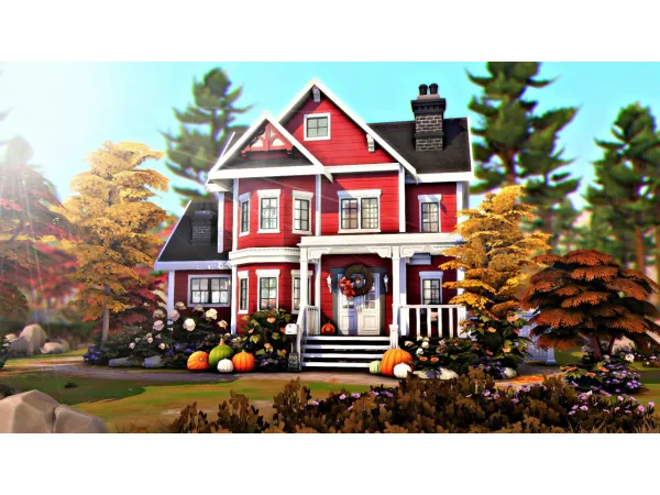 Maxis Match Cosy Autumn Home - The Sims 4 Custom Content