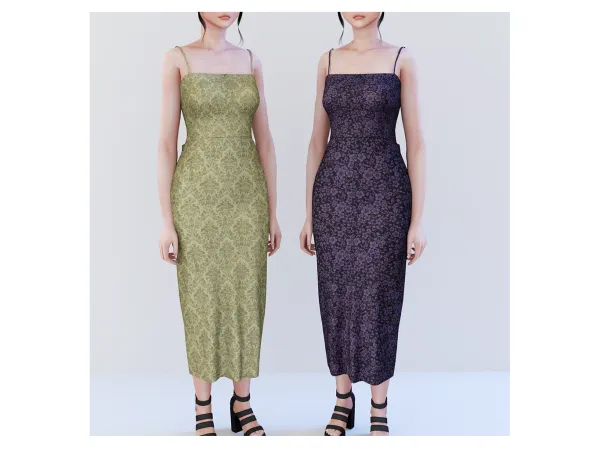 Alpha Savage long dress Babyetears - The Sims 4 Custom Content