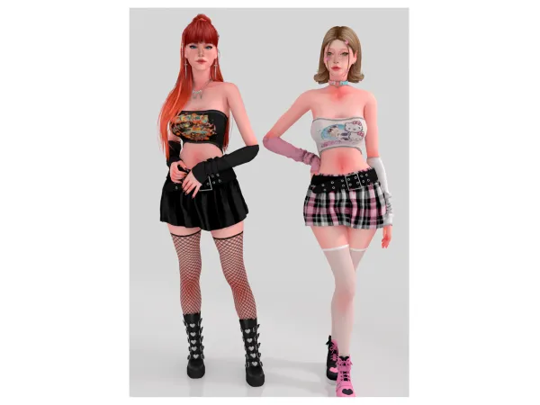 Alpha KITTEN TRASH SET - The Sims 4 Custom Content