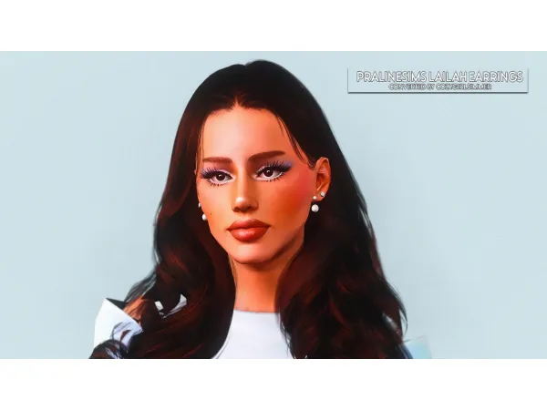 pralinesims lailah earrings - The Sims 3 Custom Content
