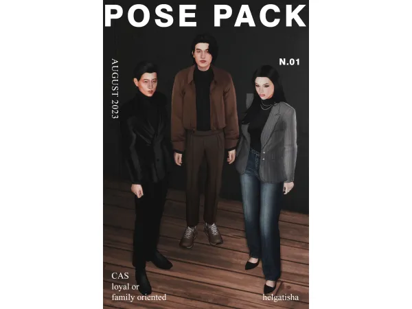 Mix ( ) Pose Pack N01 CAS by helgatisha - The Sims 4 Custom Content