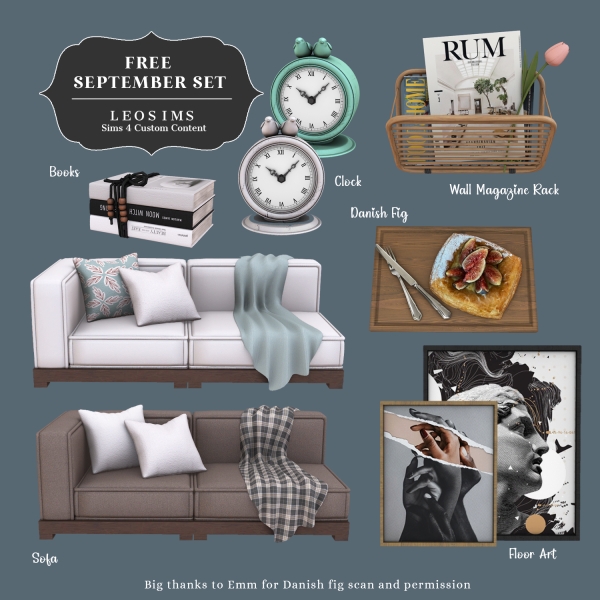 Alpha Free September Set by leosims4cc - The Sims 4 Custom Content