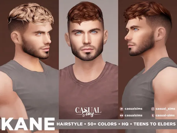 Kane Hairstyle by CasualSims