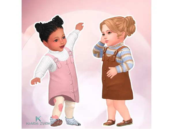 Maxis Match EP09 Dress Sweater for Infants by mystufforigin - The Sims 4 Custom Content