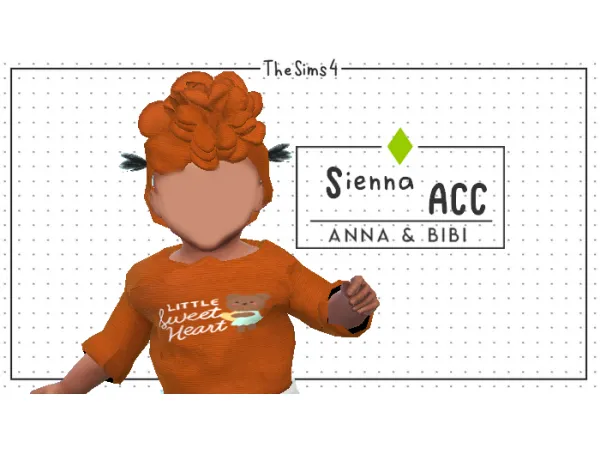 Alpha Sienna Acc AnnaBibi [1631] by Anna Bibi - The Sims 4 Custom Content