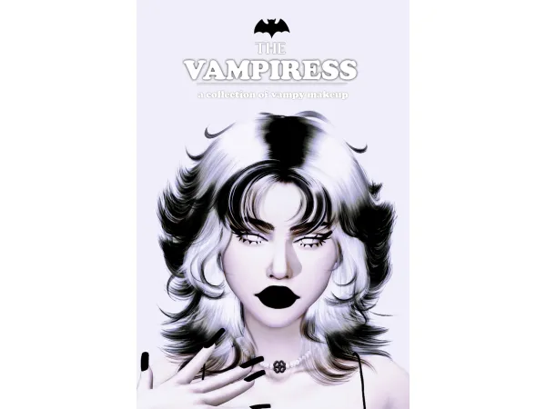 Maxis Match 41918880873999the vampiress a collection of vampy makeup41918880873999 by Lady Simmer - The Sims 4 Custom Content