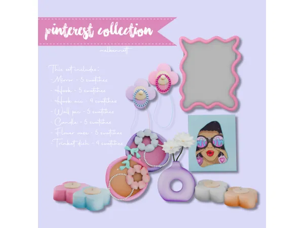 Mix Pinterest Collection - The Sims 4 Custom Content