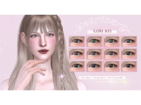 Alpha Cutie Make Up Set - The Sims 4 Custom Content