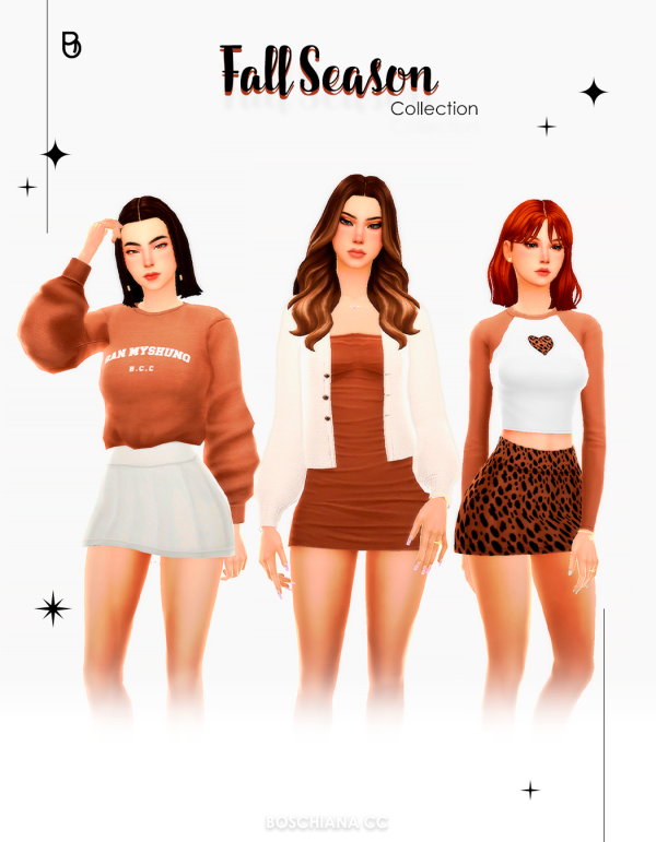 Maxis Match FALL SEASON by simsfinds - The Sims 4 Custom Content