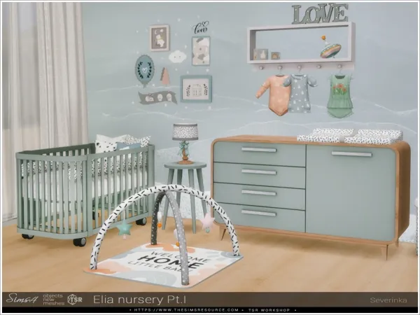 Alpha Elia nursery PtI - The Sims 4 Custom Content