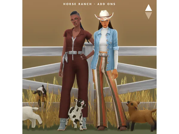 Maxis Match Horse Ranch Add Ons Pack by simcelebrity00 - The Sims 4 Custom Content