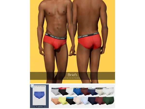 Alpha Briefs N1 by ThisIsThem - The Sims 4 Custom Content