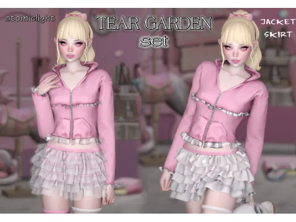 Alpha Tear Garden ᐡ - The Sims 4 Custom Content