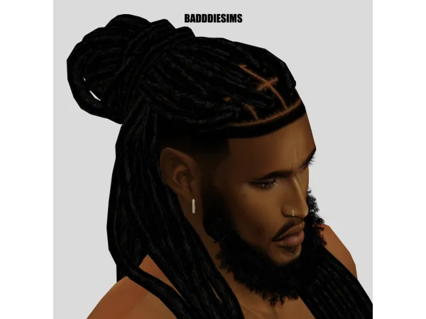 Alpha ELIJAH LOCS by BADDDIESIMS - The Sims 4 Custom Content