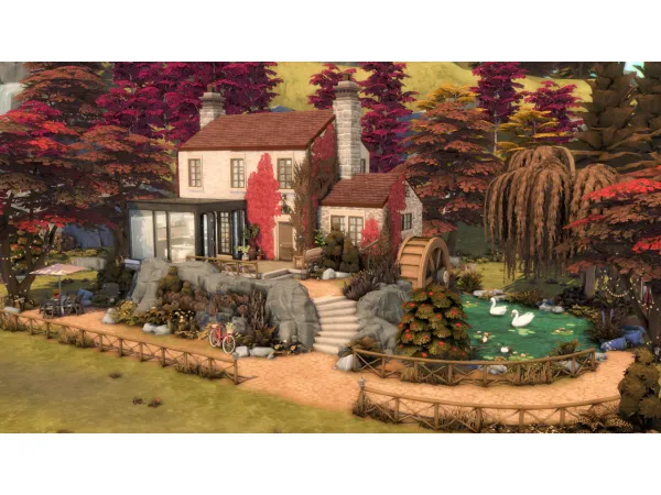 cottage with a modern extension built with no CC