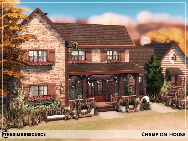 Mix Champion House - The Sims 4 Custom Content