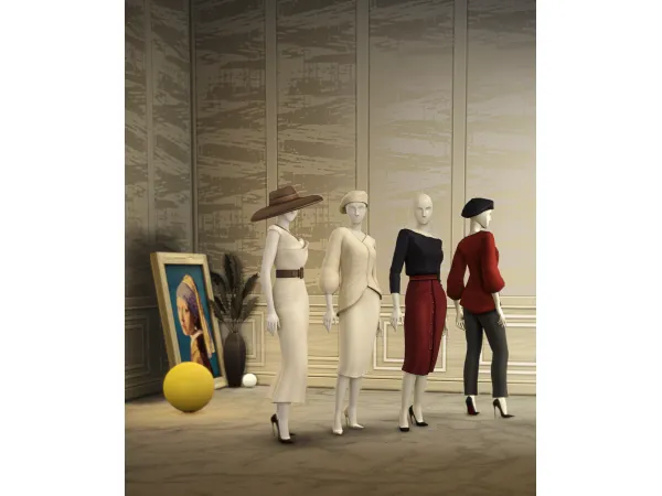 Maxis Match Baroness IV by Rusty's - The Sims 4 Custom Content