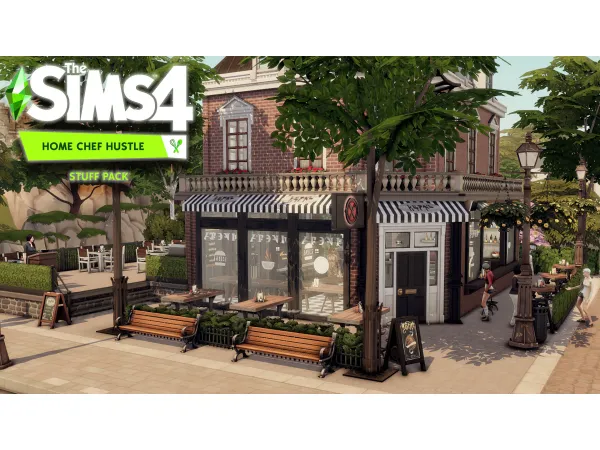Maxis Match Pepper's pizza pub No build by Bojana Sims - The Sims 4 Custom Content