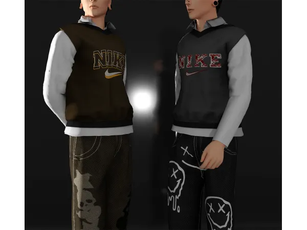 Alpha DRIPPING WITH NIKE - The Sims 4 Custom Content