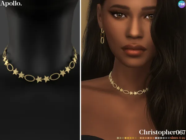 Mix APOLLO NECKLACE - The Sims 4 Custom Content