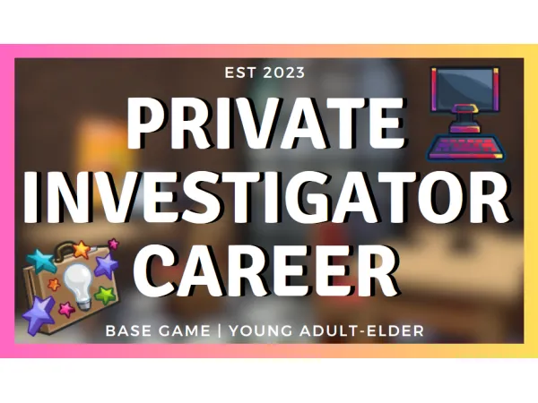 Maxis Match Private Investigator v10 by CosmicZephyrus - The Sims 4 Custom Content