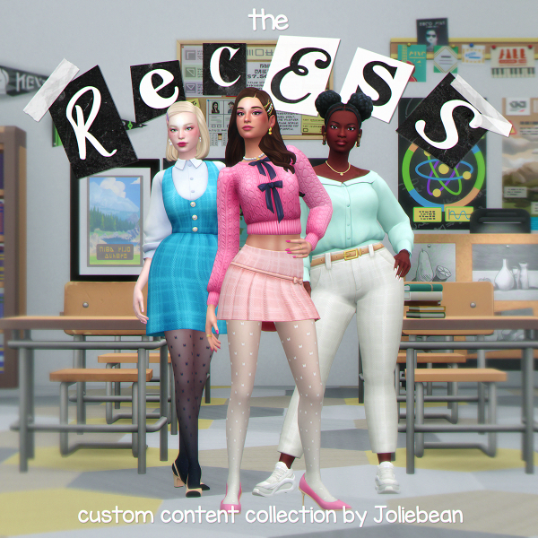 Maxis Match The Recess Collection by simsfinds - The Sims 4 Custom Content