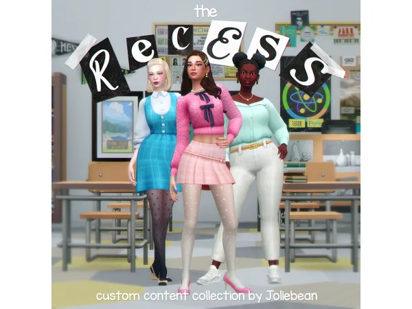 Maxis Match The Recess Collection by Joliebean by Joliebean - The Sims 4 Custom Content