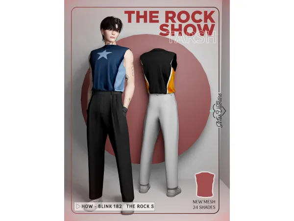 Alpha Tarsh Top by MissValentine - The Sims 4 Custom Content